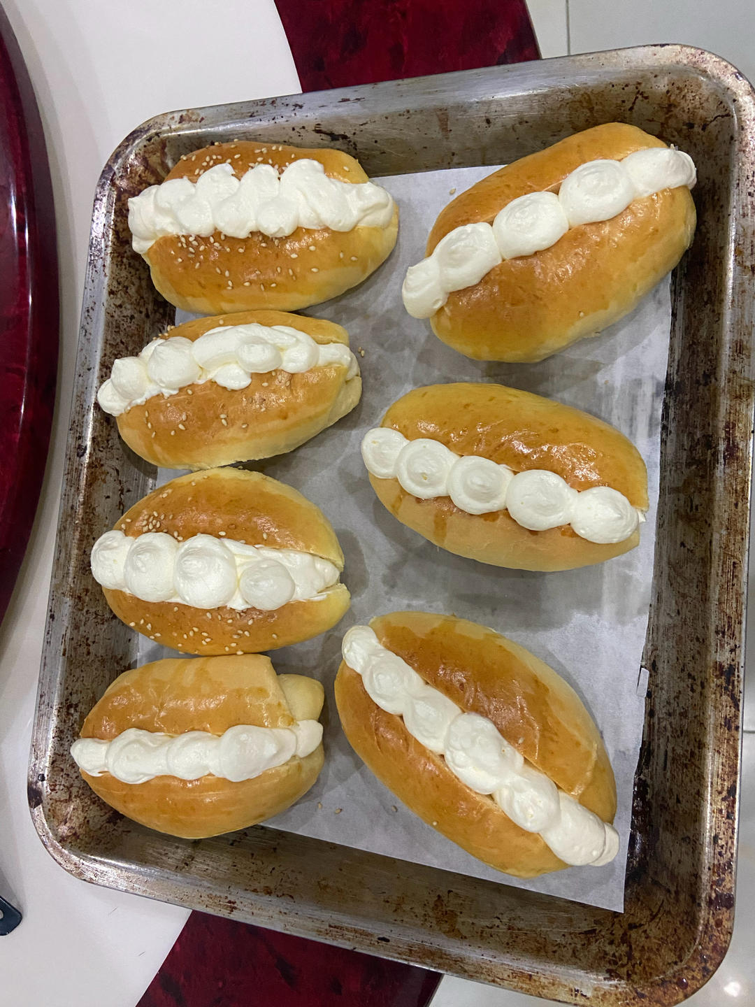 超软老奶油面包