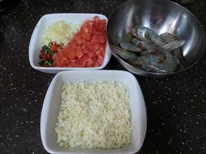番茄大虾焗饭的做法 步骤1
