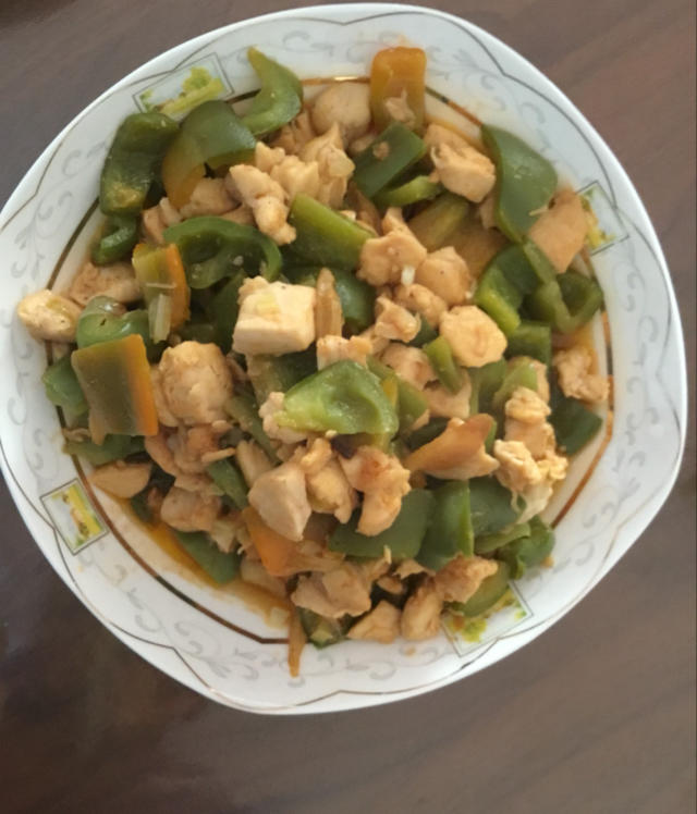 彩椒炒鸡胸
