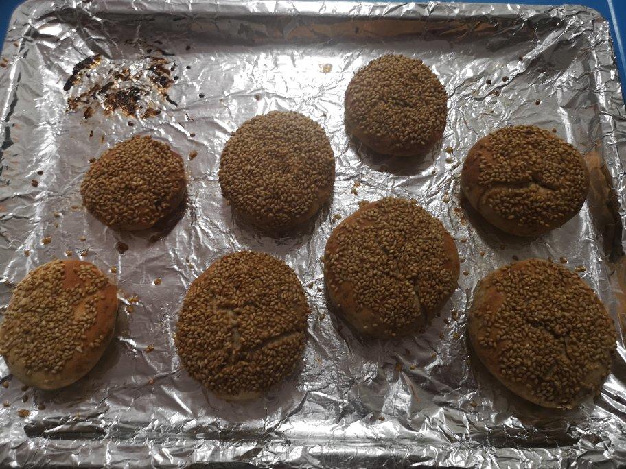 烤箱版麻酱烧饼