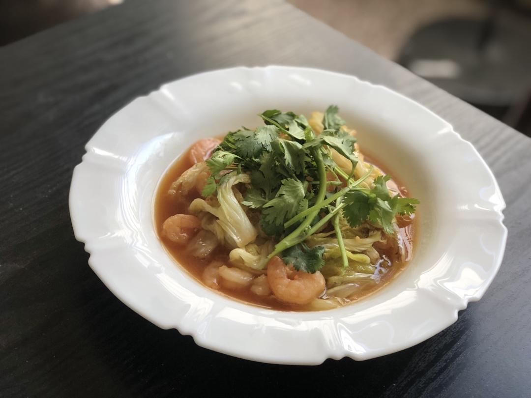 鲁式“四勺”白菜虾