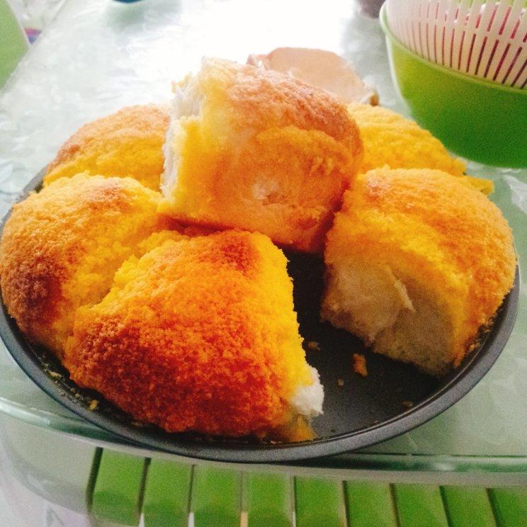 快手椰蓉小餐包（一次发酵照样柔软又拉丝）