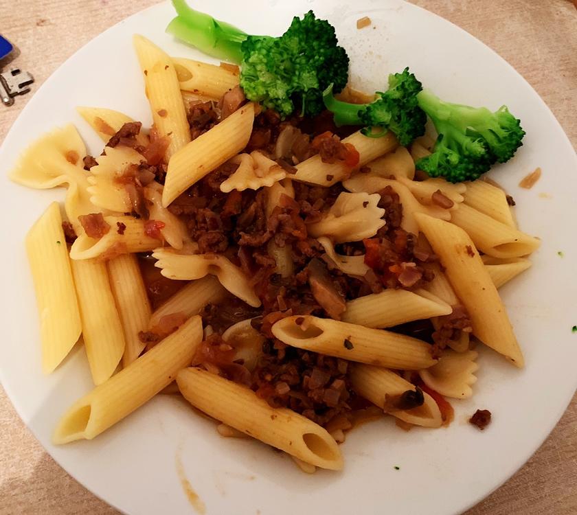 西红柿牛肉意大利面