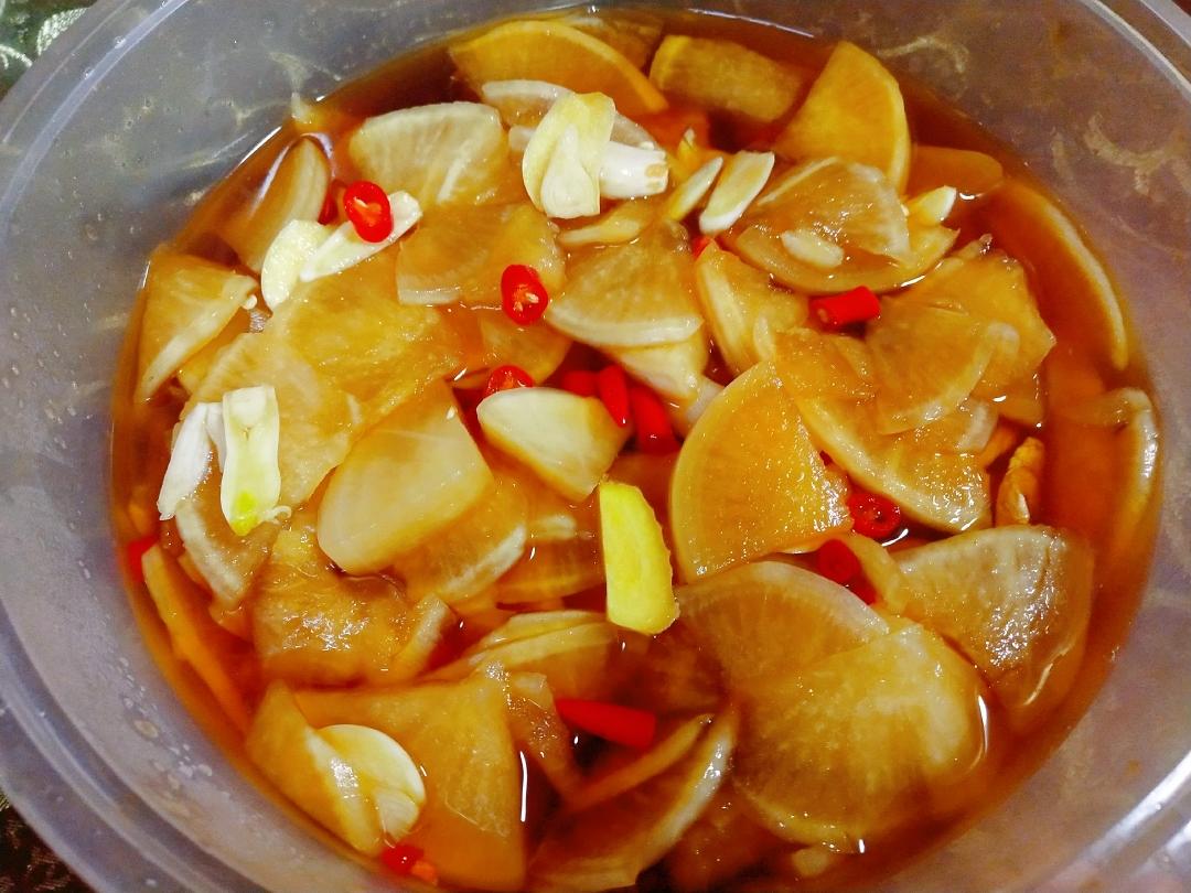 自制爽口腌萝卜