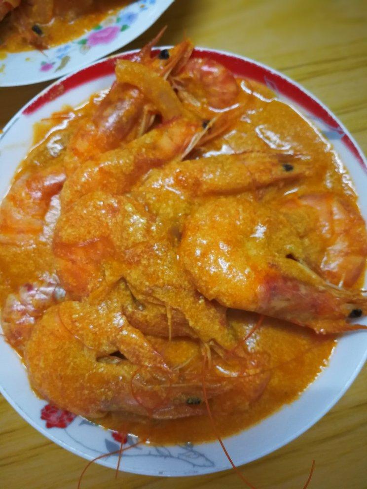 泰式咖喱虾