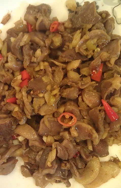 小米椒爆鸡胗