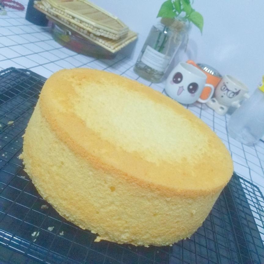 八寸戚风蛋糕的做法