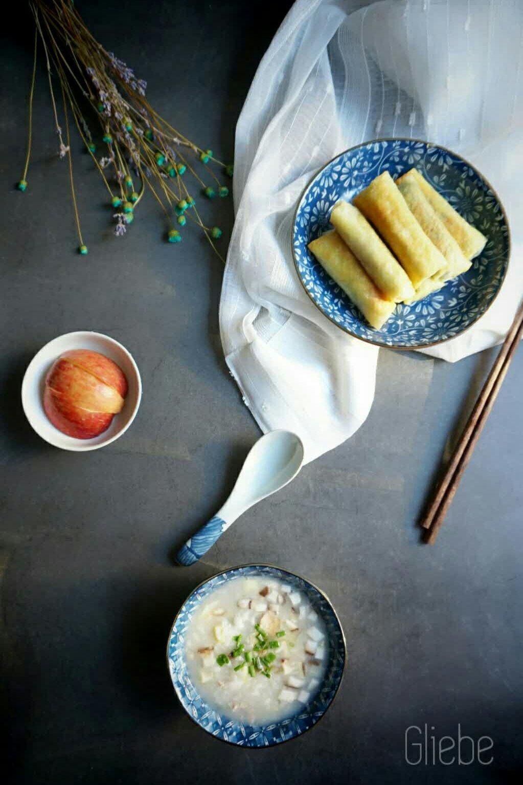 皮蛋冬笋瘦肉粥【鲜鲜鲜】