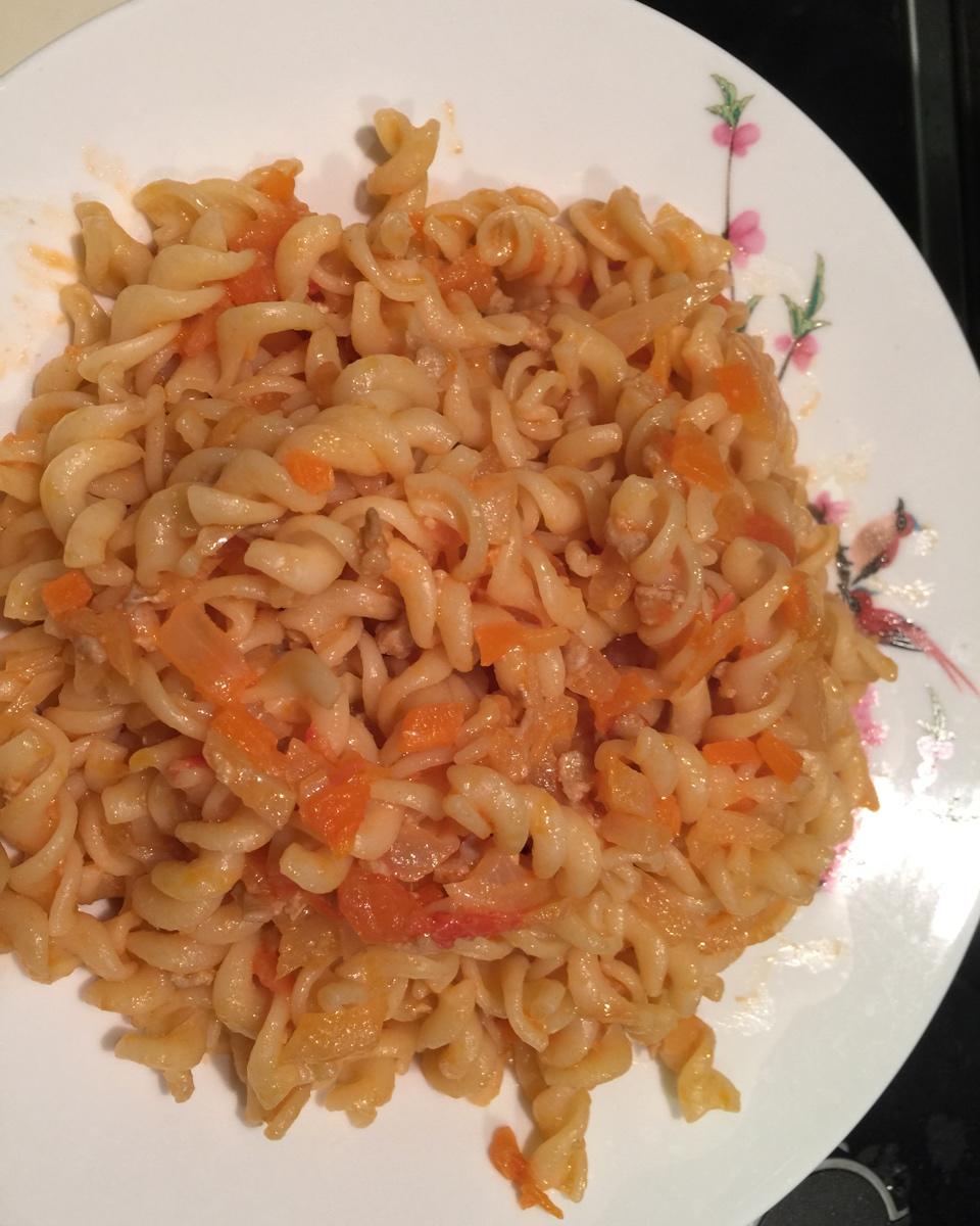 （完胜必胜客的）番茄肉酱意大利面～