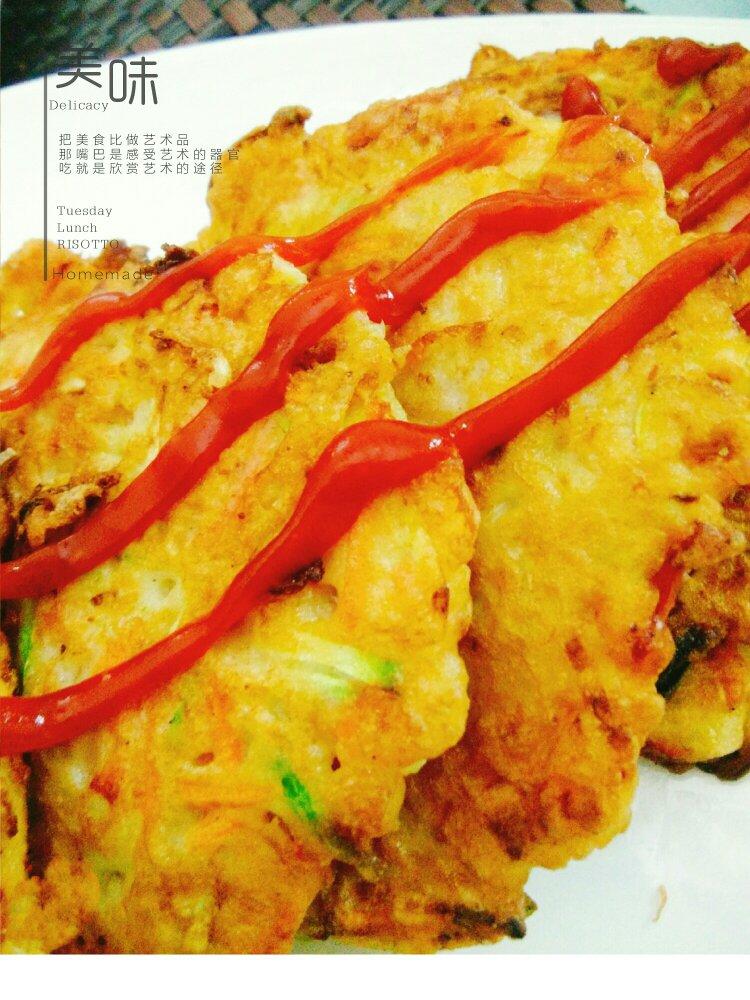 胡萝卜西葫芦鸡蛋饼