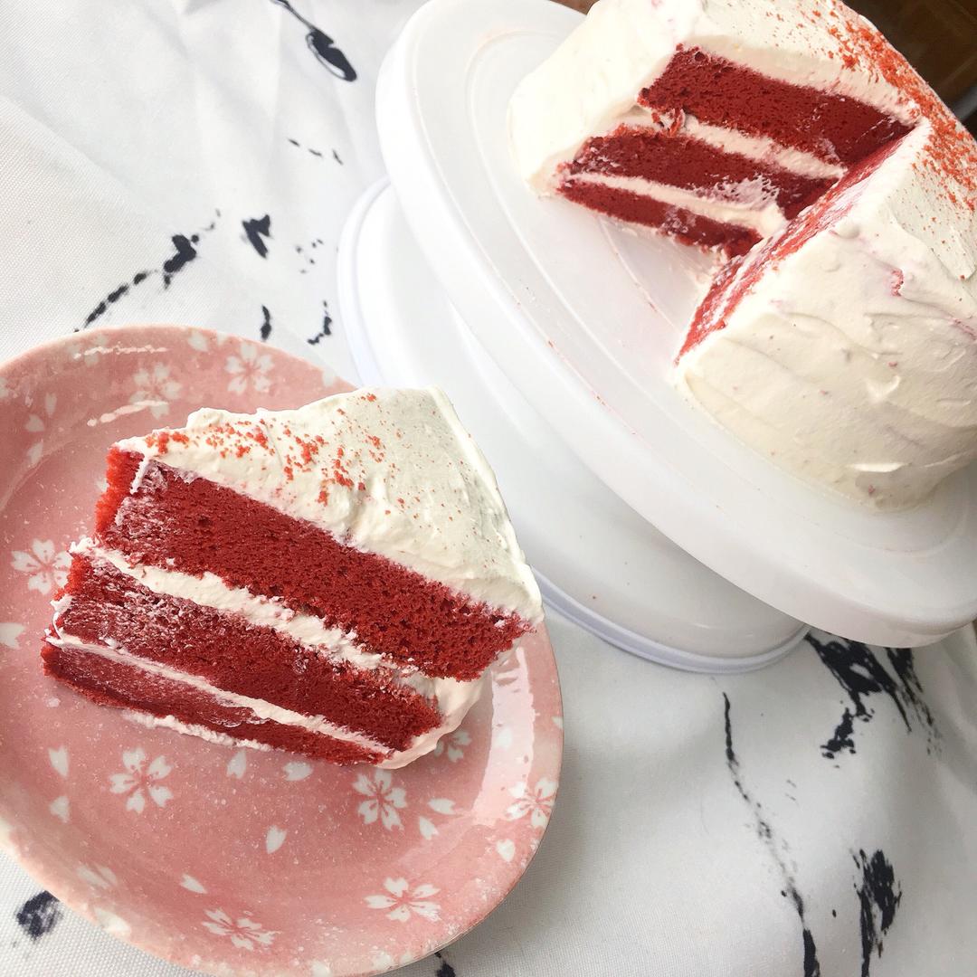 圣诞草莓雪人 红丝绒戚风裸蛋糕