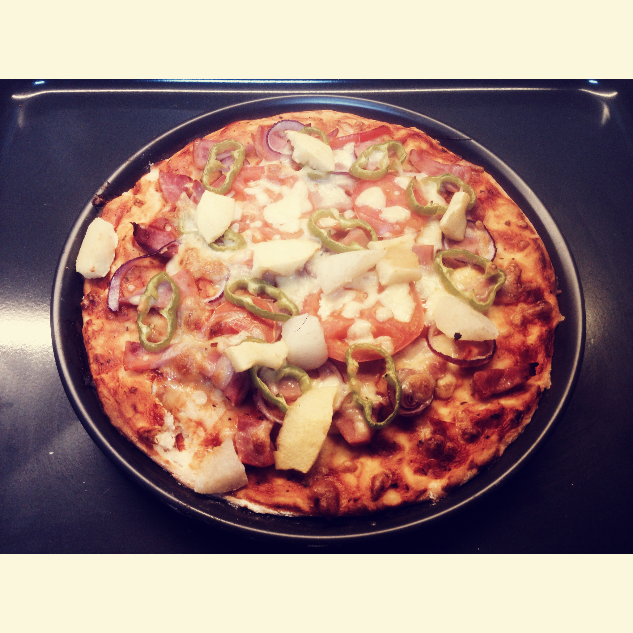 不用酵母的披萨底 No Yeast Pizza Dough