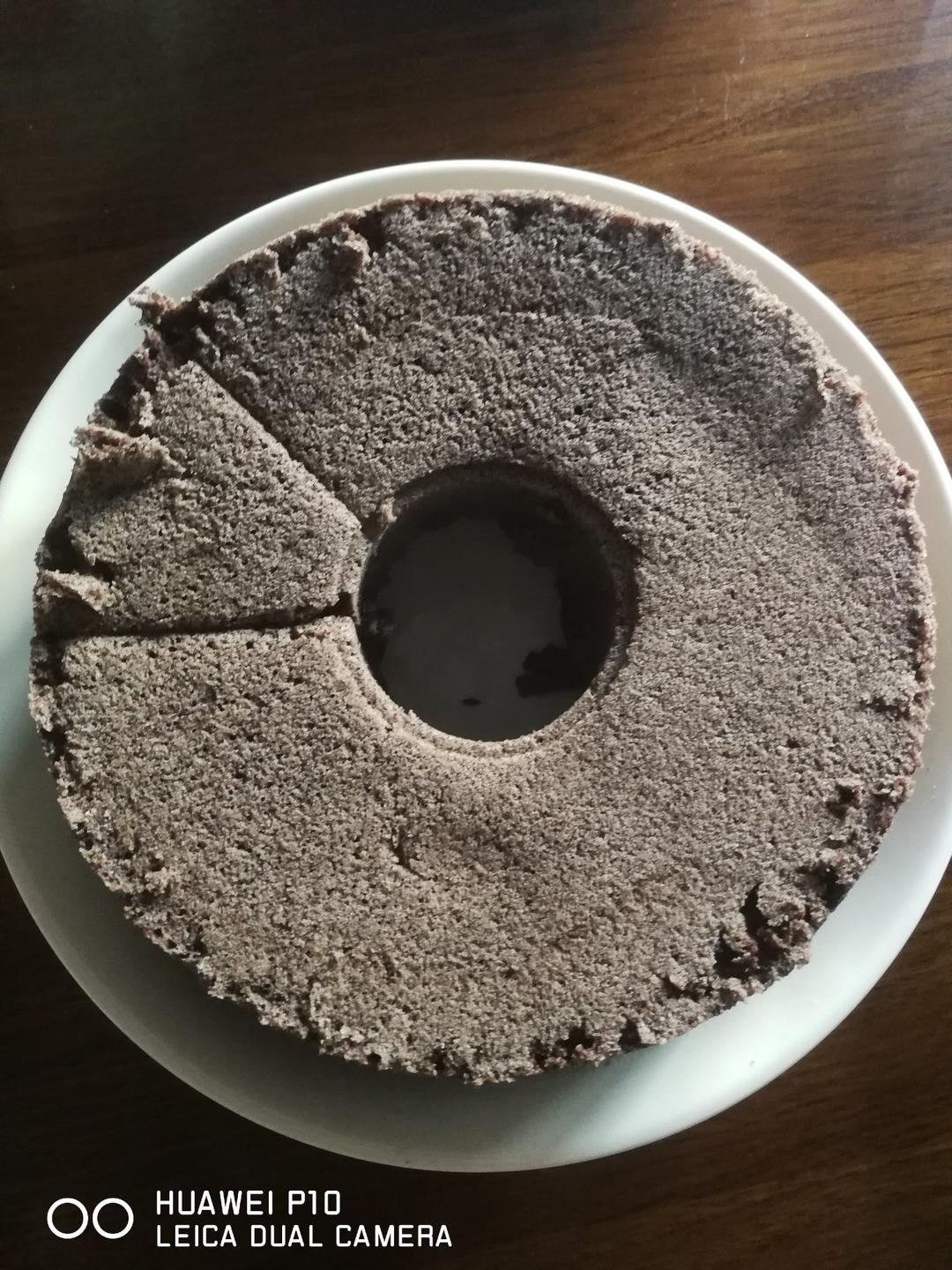 松软黑米糕（戚风版）