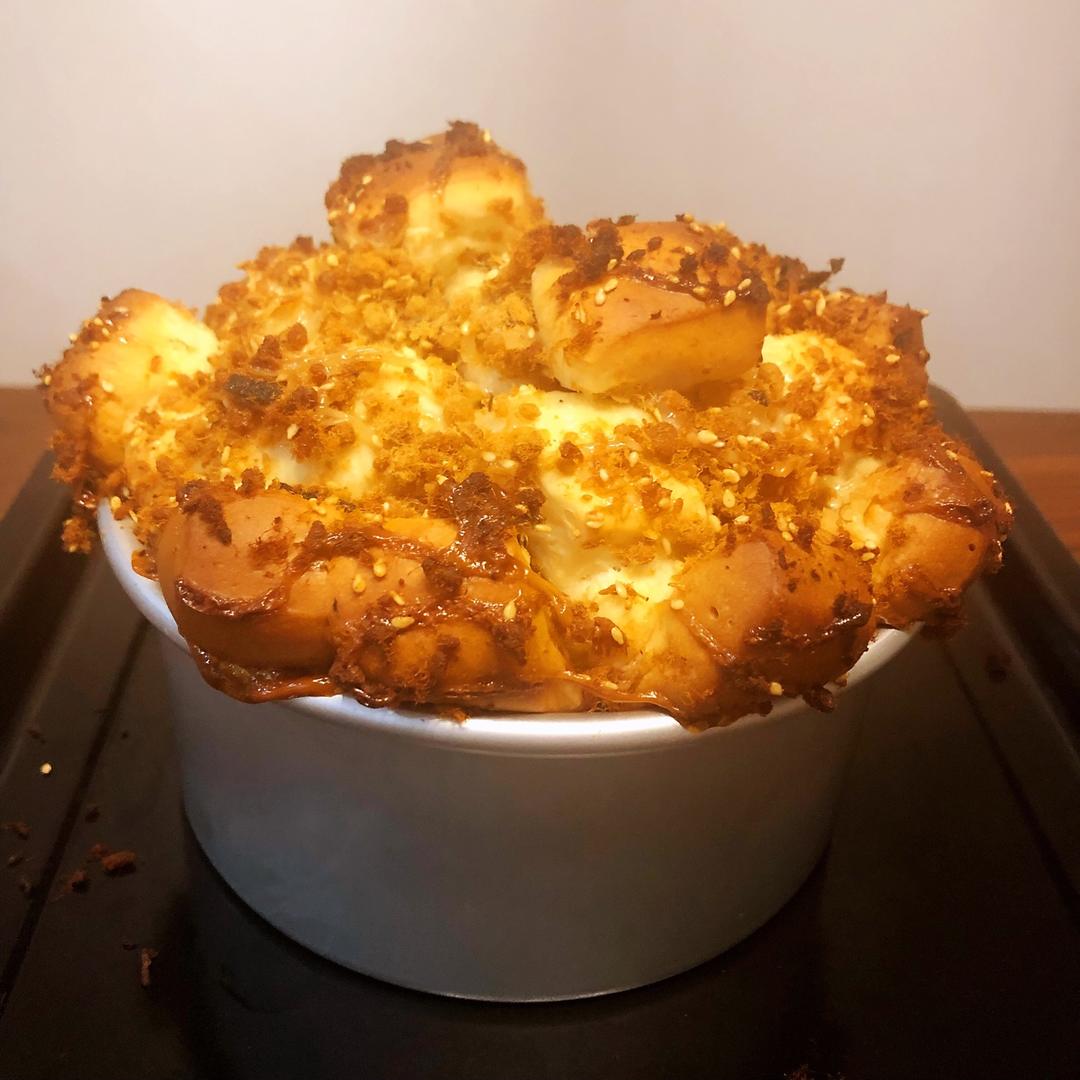 肉松手撕面包—超软会爆浆的面包哟