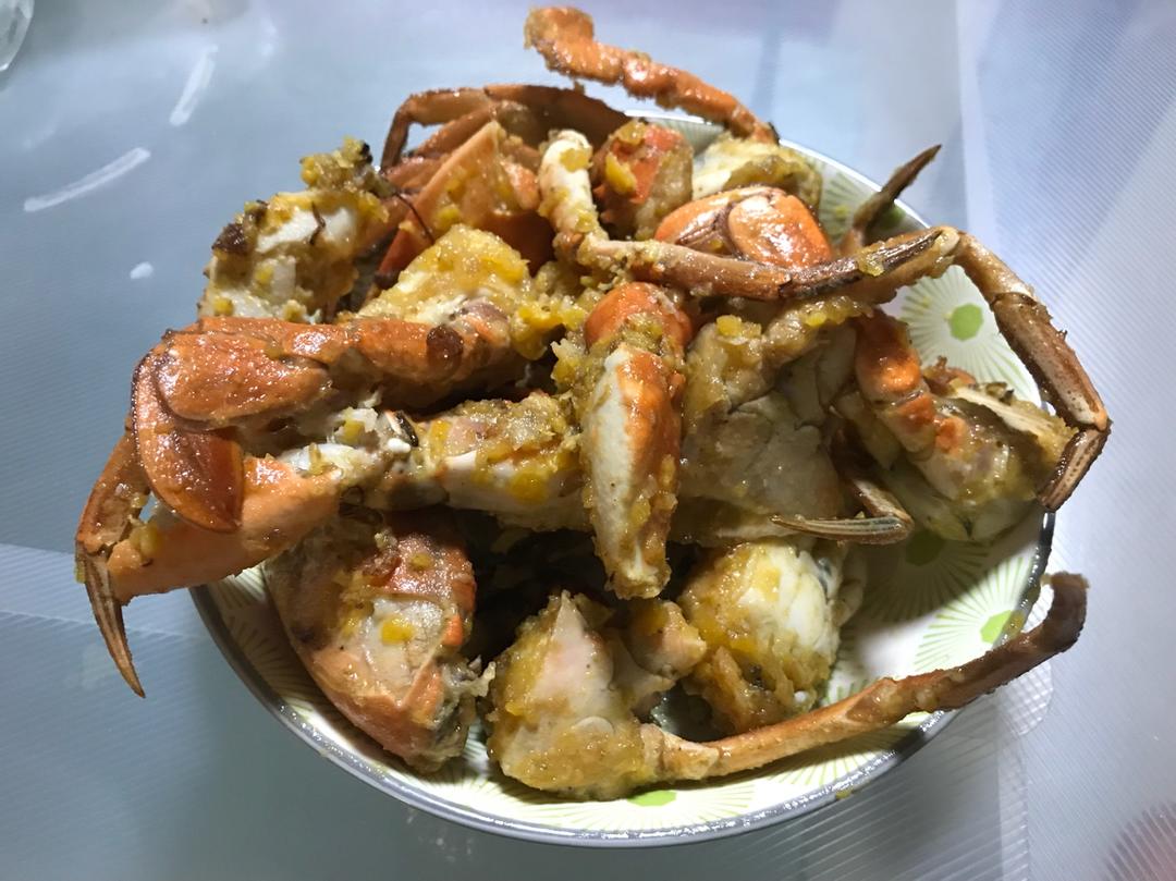 咸蛋黄焗青蟹