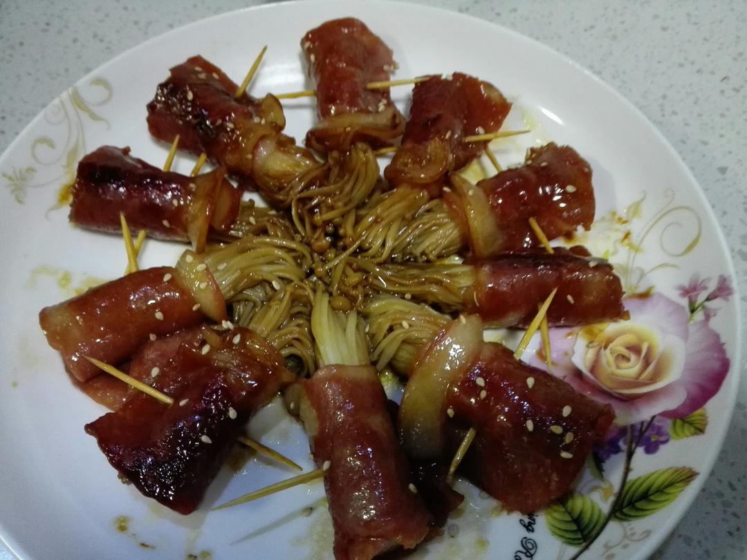 金针菇培根卷