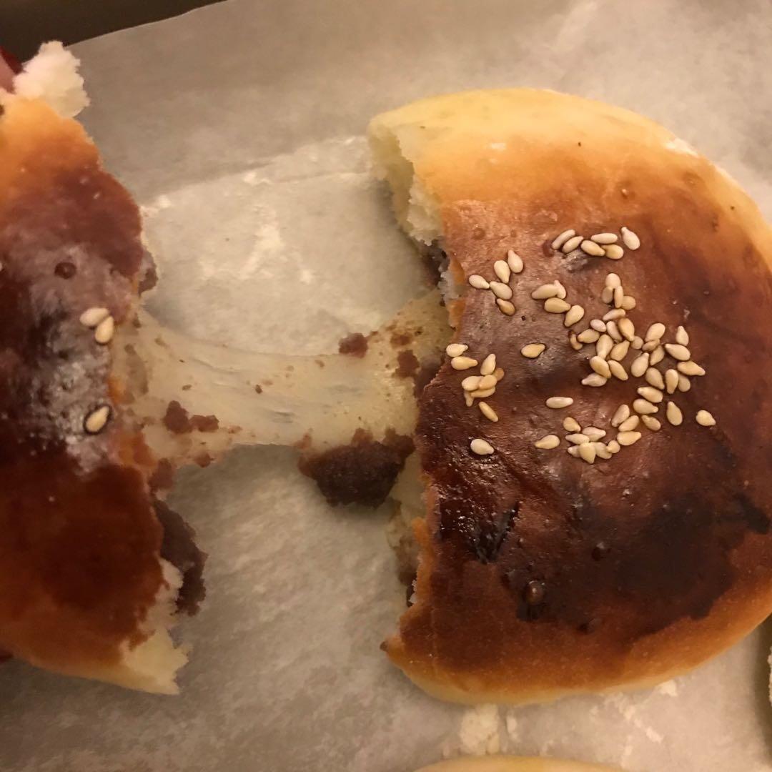温柔的“中种奶油红豆面包”