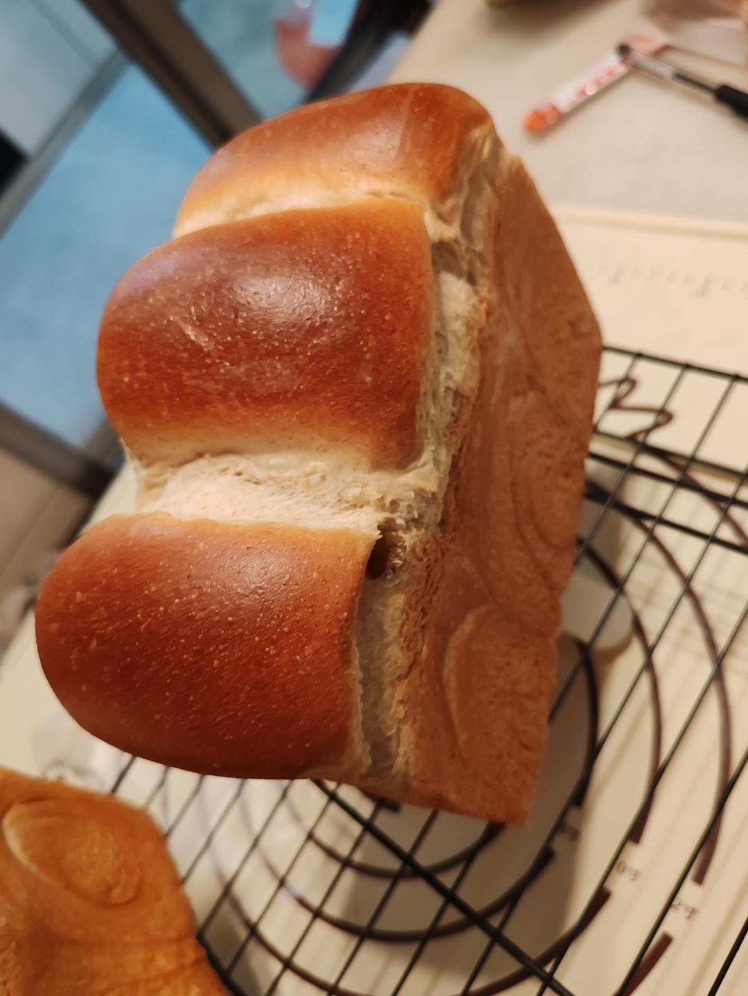 黑全麦波兰种吐司，这么柔软简直怀疑你是个假全麦！