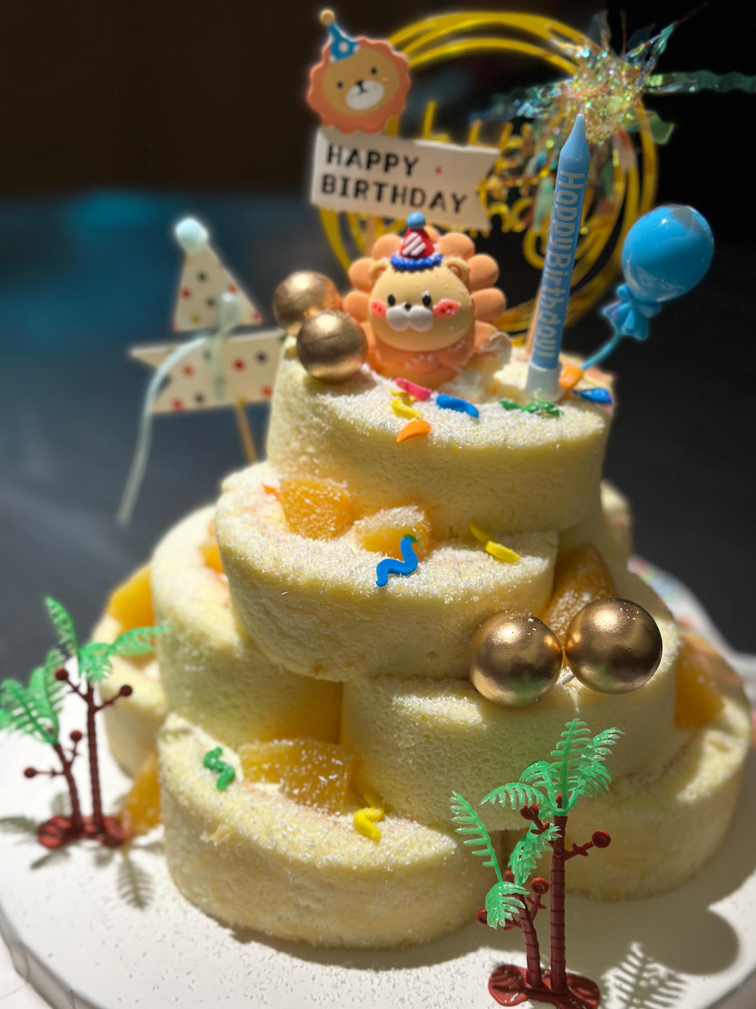 堆起来的蛋糕塔⁉️叠叠乐青提乳酪蛋糕🎂超乖