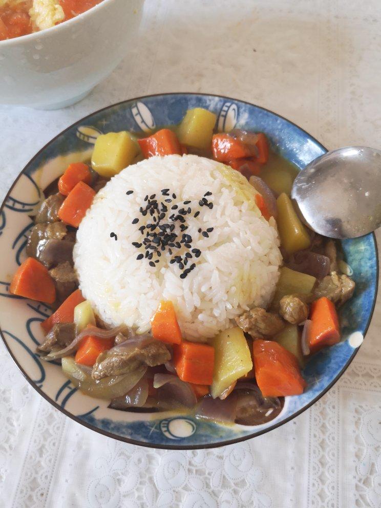 猪肉咖喱饭(超简单)