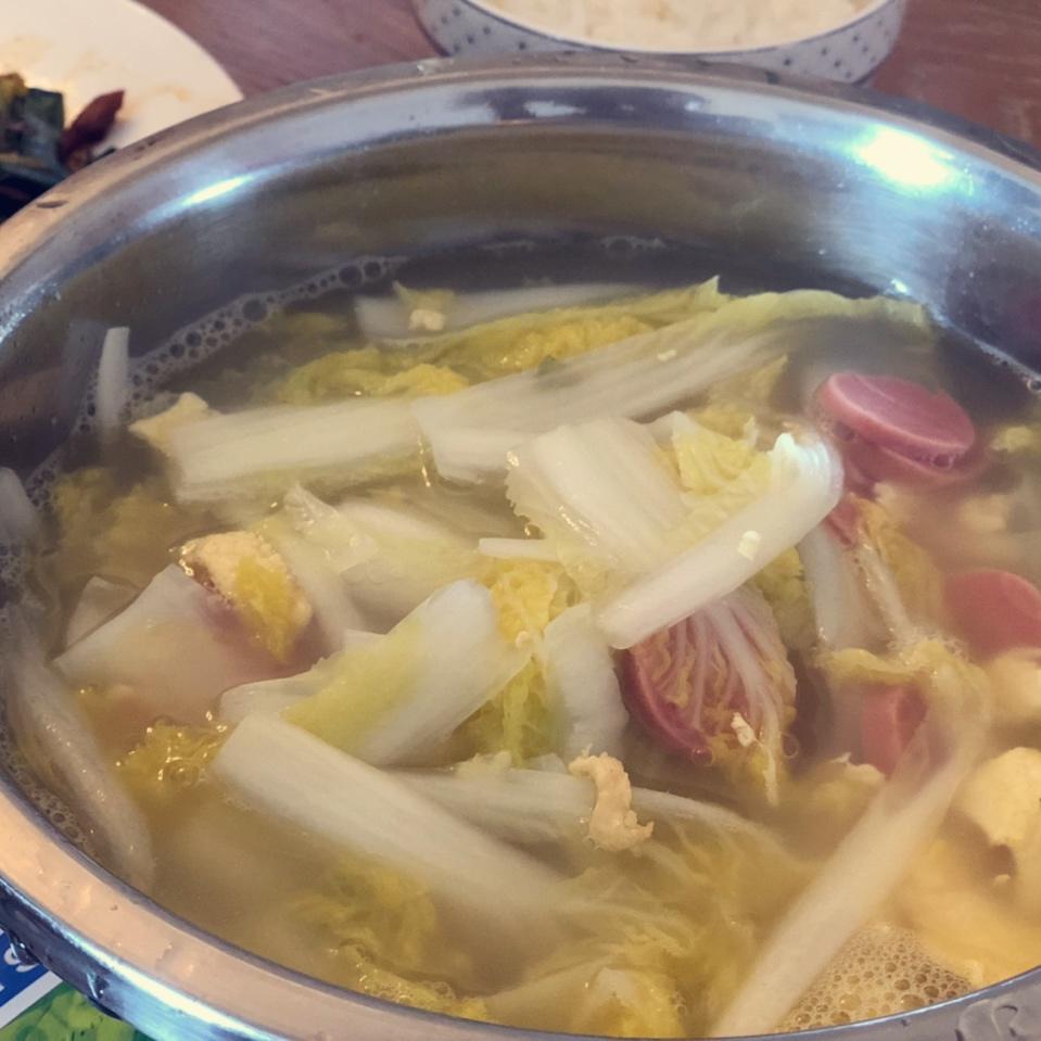 减肥营养白菜汤