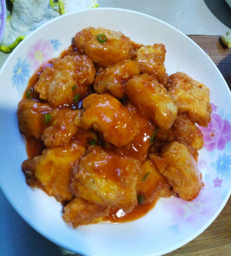 伪家煮妇做的糖醋巴沙鱼