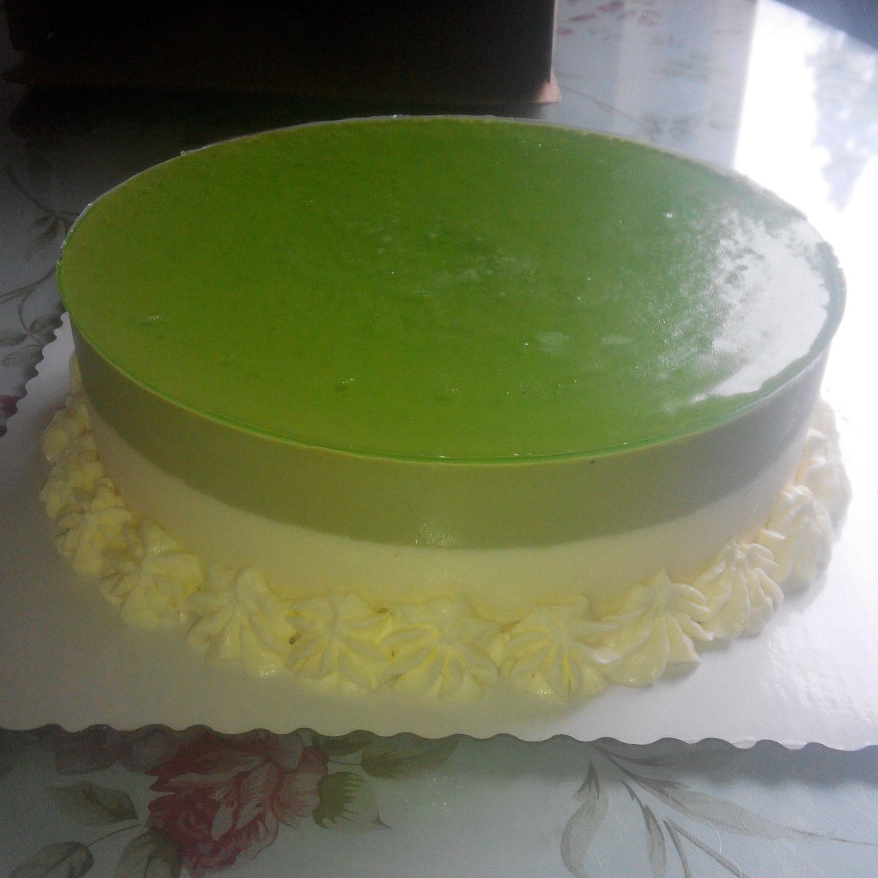 蜜豆抹茶芝士慕斯