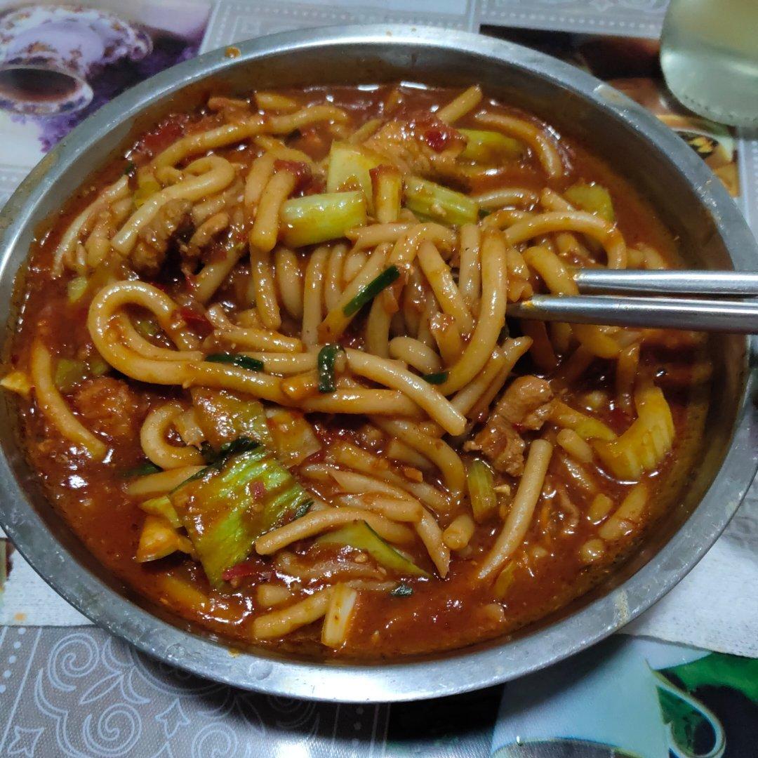 这份新疆炒米粉，香辣浓郁很正宗 ~