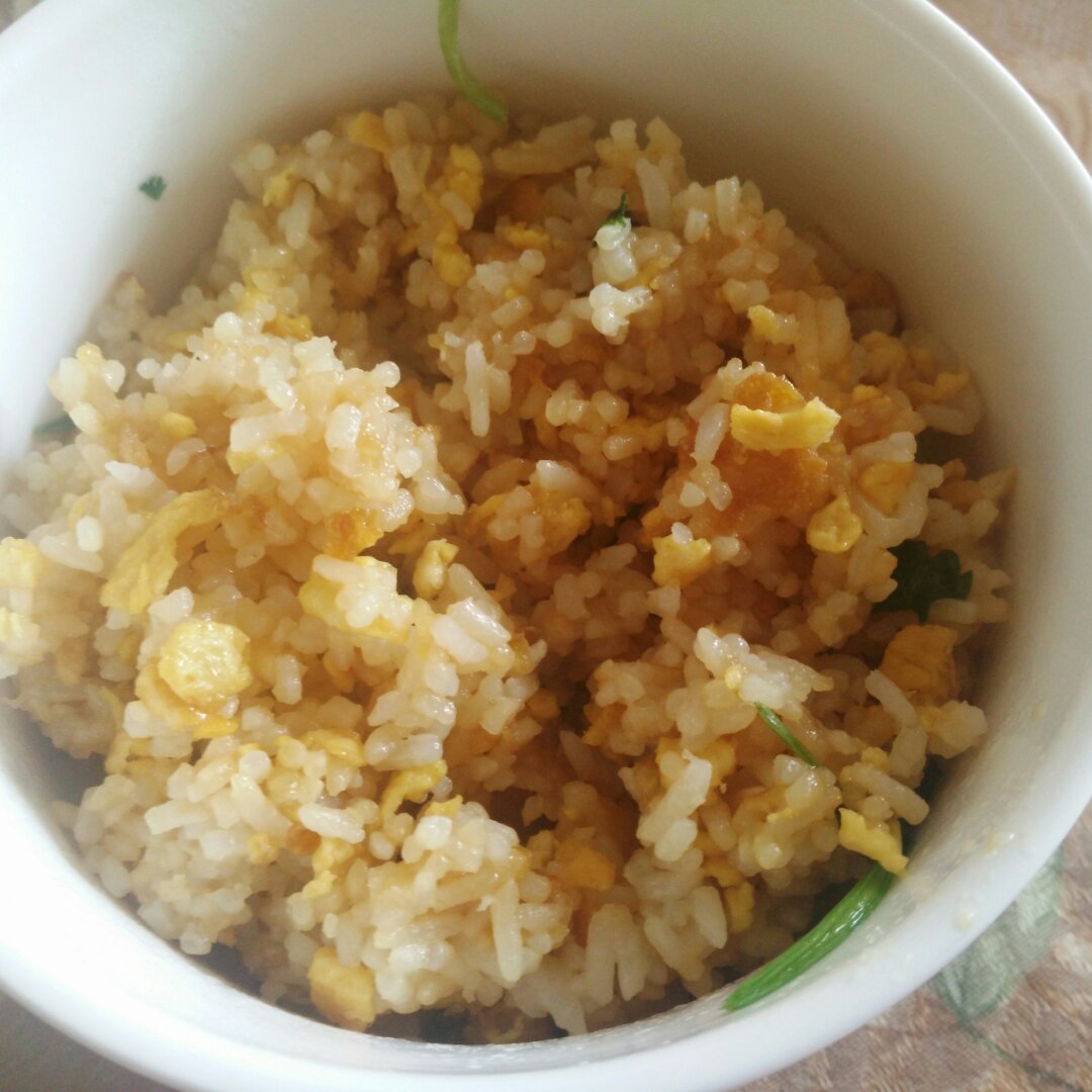 小时候的酱油炒饭