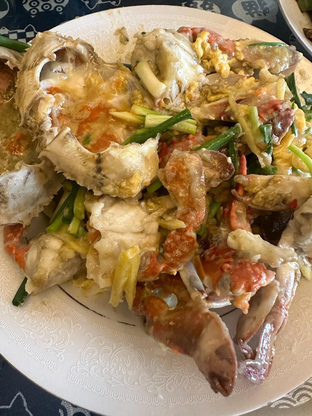 清炒梭子蟹