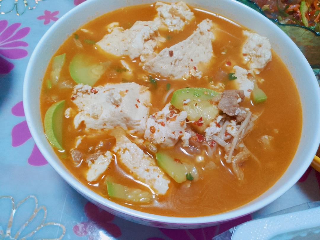 韩式嫩豆腐汤