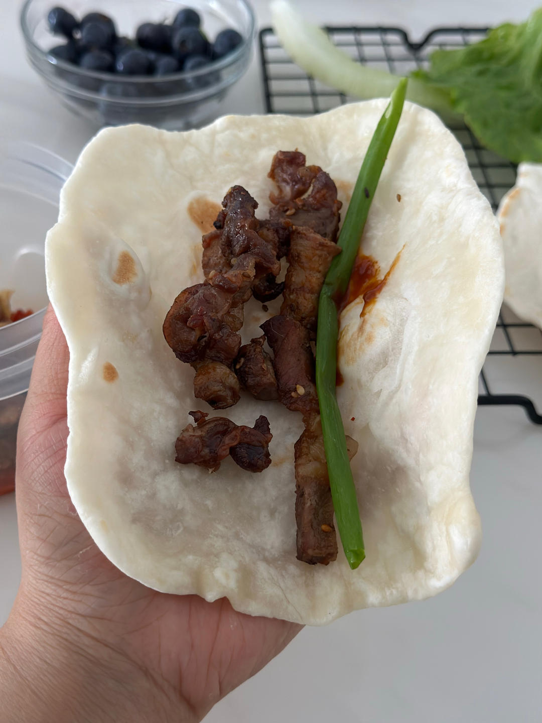 好吃不长胖～黑全麦墨西哥卷饼