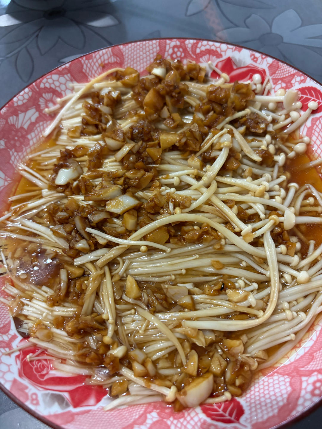 蒜蓉蒸金针菇