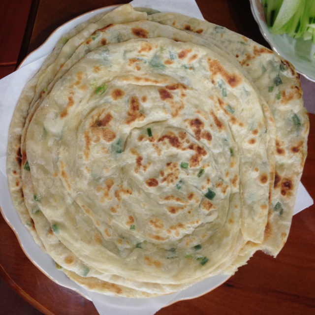 自制葱油饼