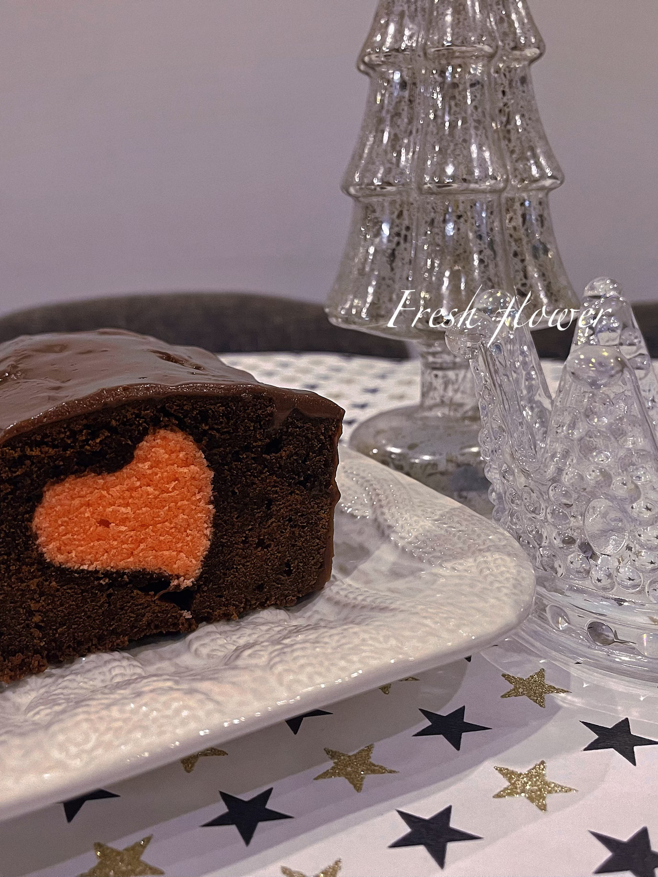 凯伍德厨师机食谱-会告白的巧克力粉心磅蛋糕