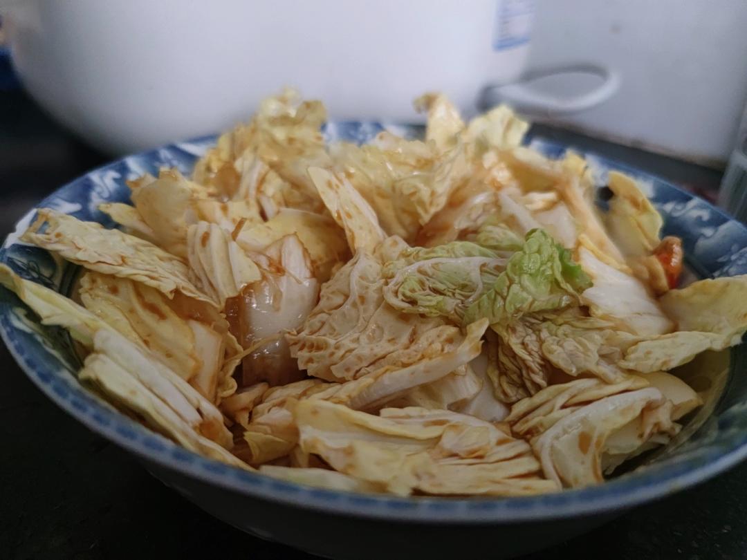 炝拌白菜芯