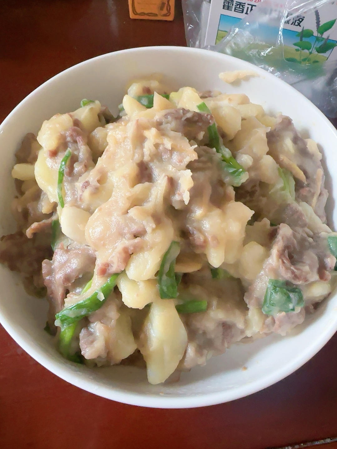 土豆炒牛肉