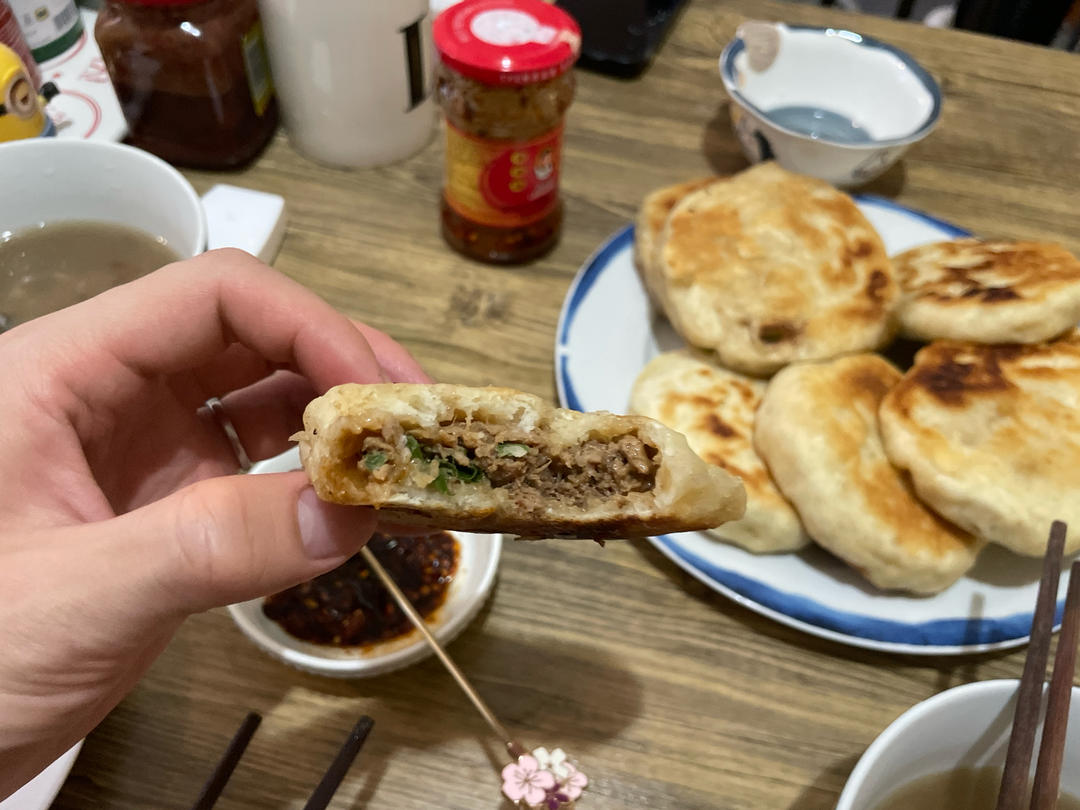 不揉面鲜肉发面馅饼○商用版配方