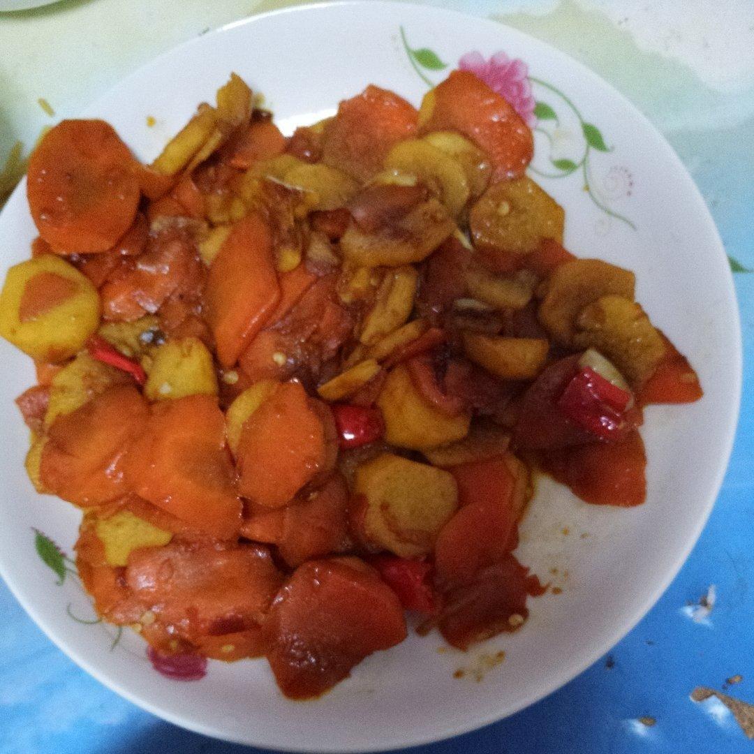 清炒山药片