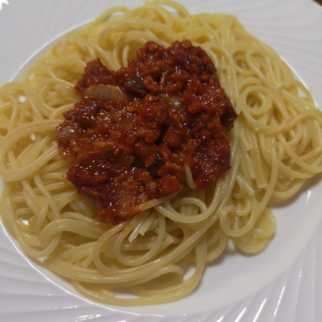 番茄肉酱意大利面