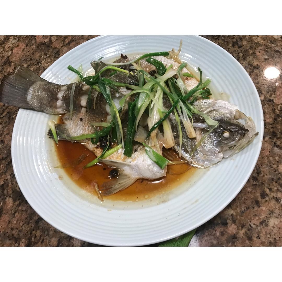 超入味清蒸鱼～清蒸鲈鱼桂花鱼（家常独创）