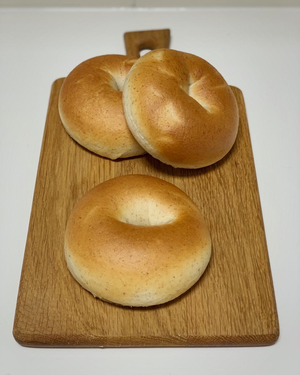 （无油）全麦黑麦贝果bagel~咬劲十足，越嚼越香