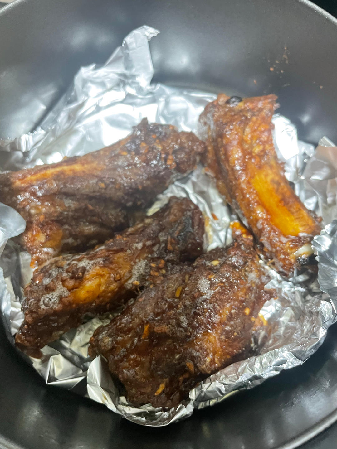 空气炸锅之蒜香排骨