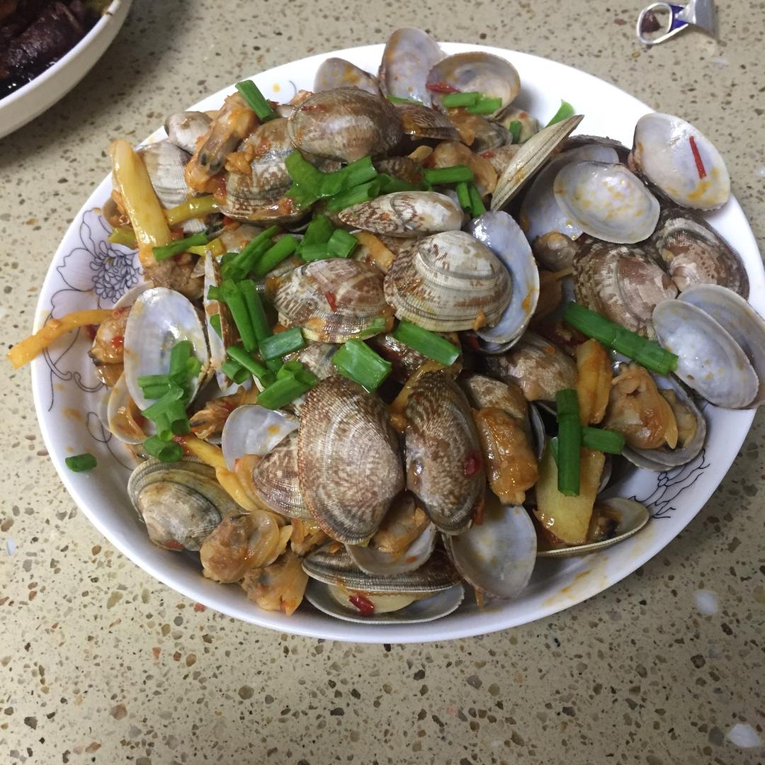 辣炒花蛤