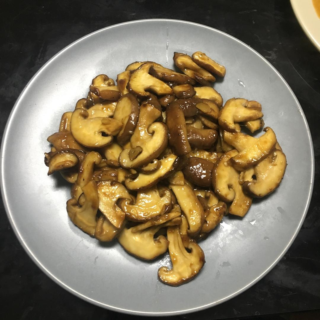 鲜美无比的蚝油香菇