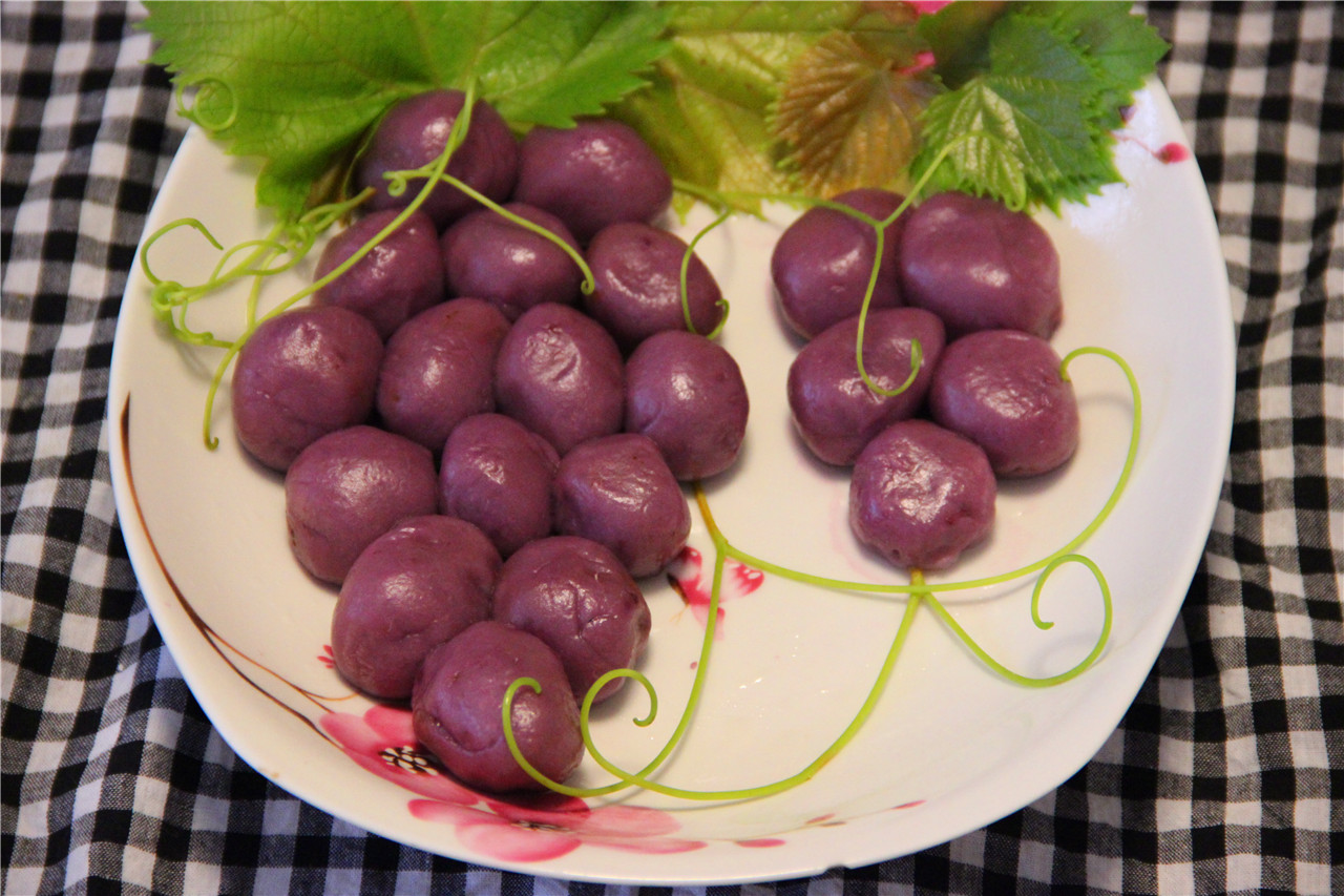 紫薯葡萄的做法