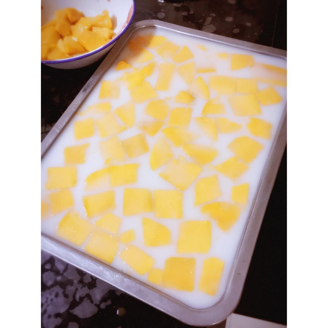 午后小甜点芒果椰汁糕教程