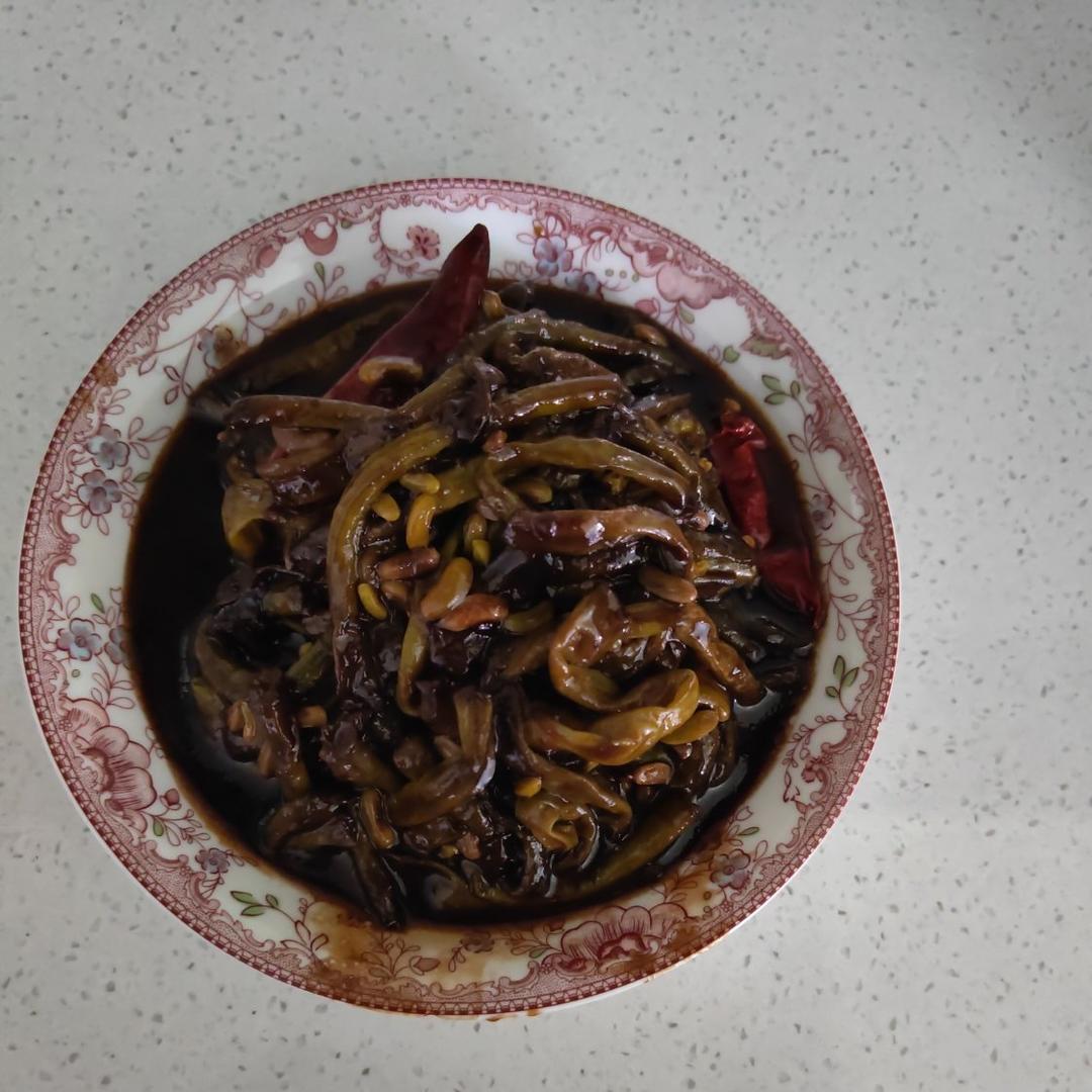 宁波家常菜，糖醋烤带豆