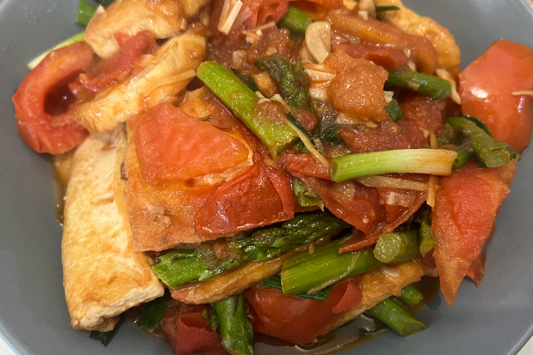 蒜香煎豆腐 炒鸡无敌美味