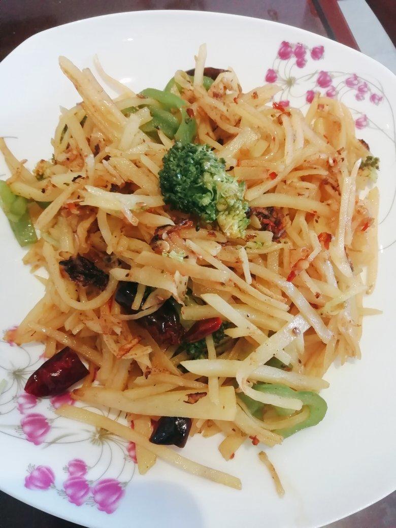 炒土豆丝（秘诀）